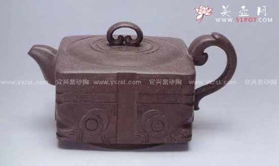 紫砂壶图片：玉琮壶 - 美壶网