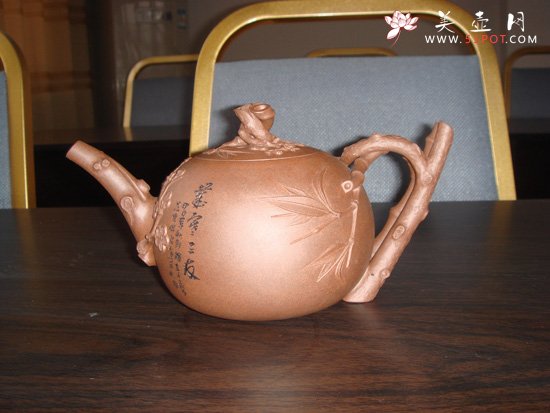 紫砂壶图片：三友共聚 - 美壶网