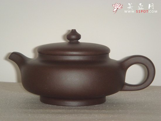 紫砂壶图片：圆扁 - 美壶网