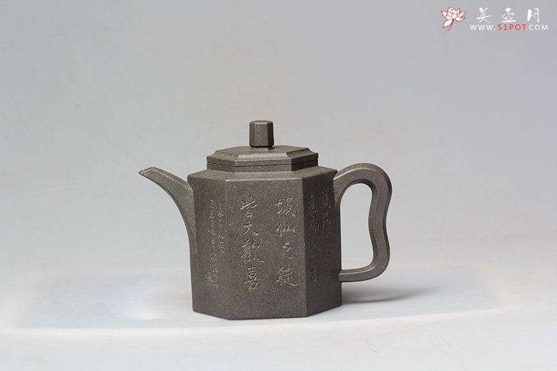 紫砂壶图片：玲古六方 - 美壶网