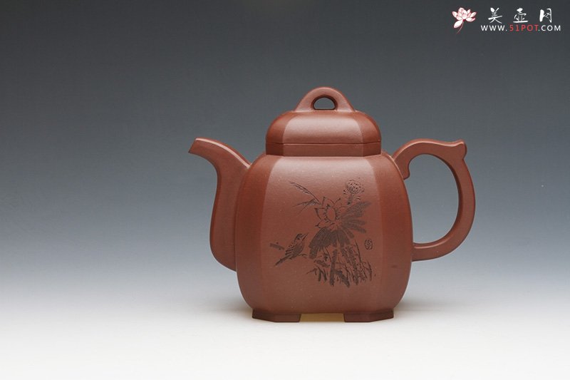 紫砂壶图片：八方福壶 - 美壶网