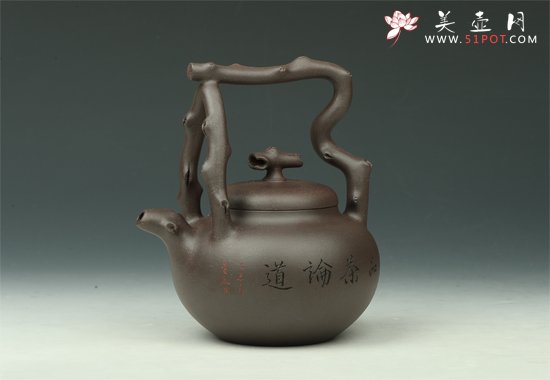 紫砂壶图片：东坡提梁 - 美壶网