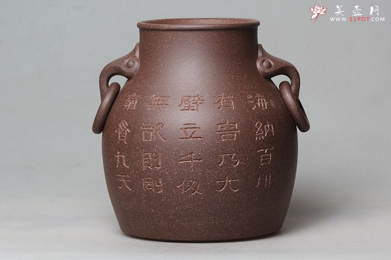 紫砂壶图片：汉风笔筒 - 美壶网