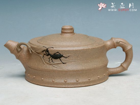 紫砂壶图片：劲竹壶 - 美壶网