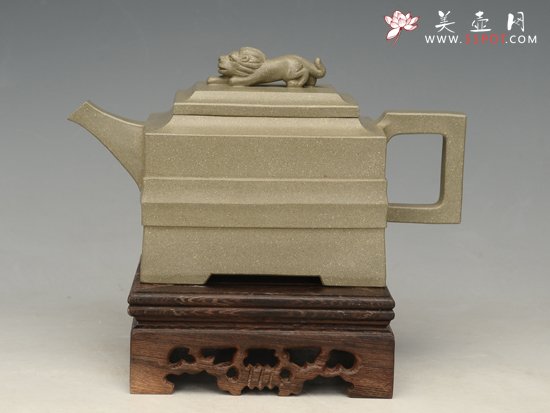 紫砂壶图片：青狮  容量：400cc - 美壶网