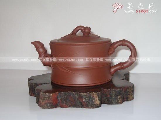 紫砂壶图片：竹段 - 美壶网