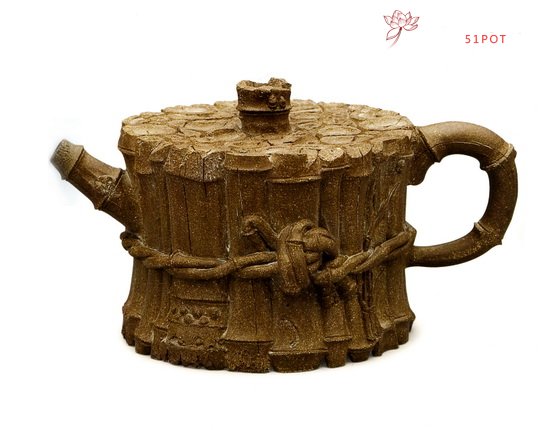 紫砂壶图片：一捆竹段 - 美壶网