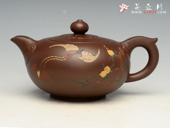 紫砂壶图片：菱花如意 - 美壶网