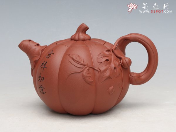 紫砂壶图片：南瓜壶 - 美壶网