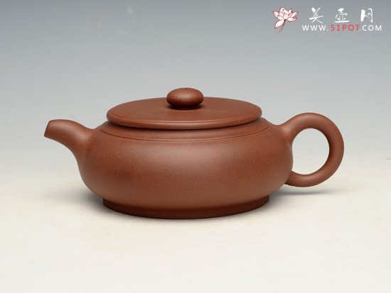 紫砂壶图片：腹鼓   容量：300cc - 美壶网