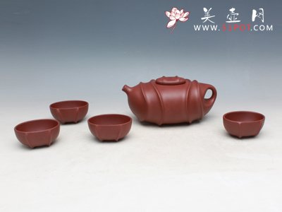 紫砂壶图片：竹韵茶具 - 美壶网