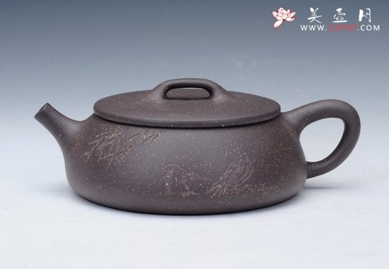 紫砂壶图片：大口石瓢 - 美壶网