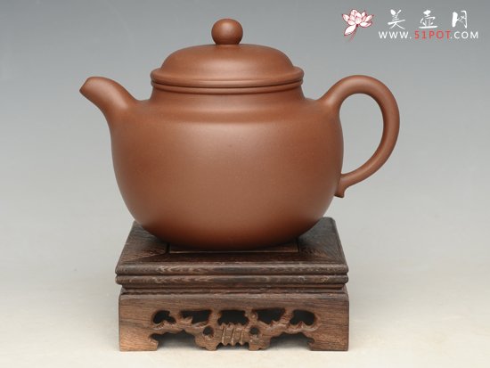 紫砂壶图片：莲子  容量：300cc - 美壶网