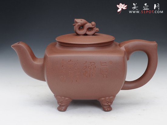 紫砂壶图片：四方吉瑞 - 美壶网