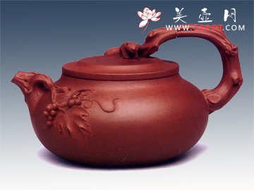 紫砂壶图片：独鼠清幽 - 美壶网