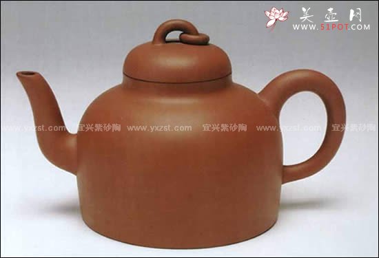 紫砂壶图片：朱泥小壶 - 美壶网