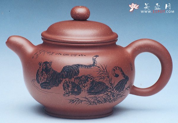 紫砂壶图片：中掇子 - 美壶网