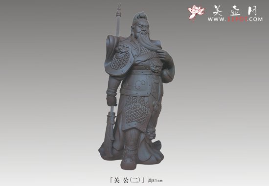 紫砂壶图片：关公（二） - 美壶网