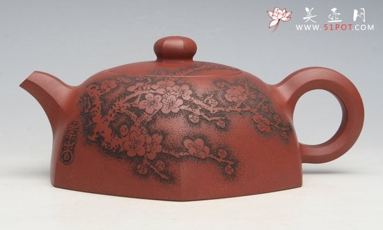 紫砂壶图片：六方半月 - 美壶网