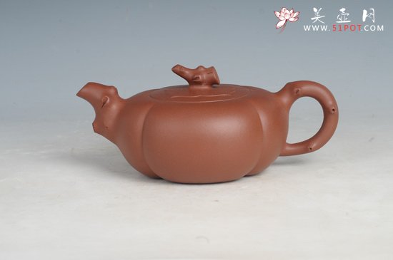 紫砂壶图片：柿扁 - 美壶网