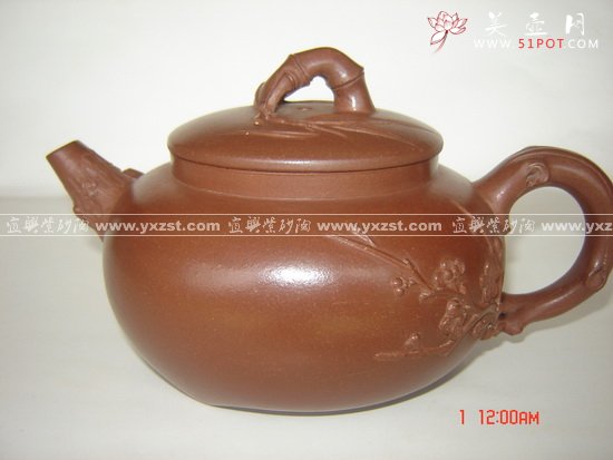 紫砂壶图片：松竹梅450cc - 美壶网