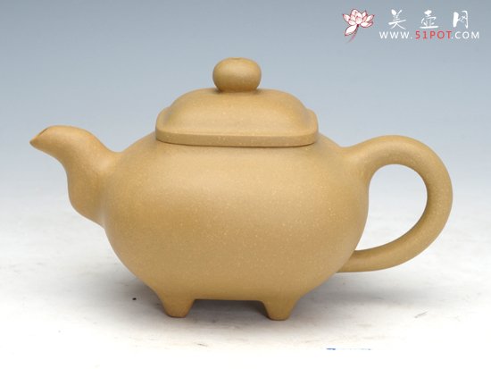 紫砂壶图片：传炉  泥料：本山绿泥 - 美壶网