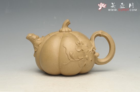 紫砂壶图片：南瓜 - 美壶网