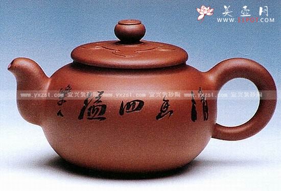 紫砂壶图片：如意献珠壶 - 美壶网