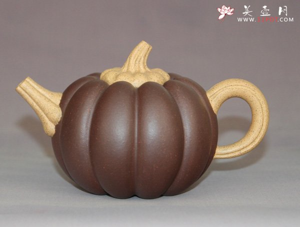 紫砂壶图片：南瓜系列 - 美壶网