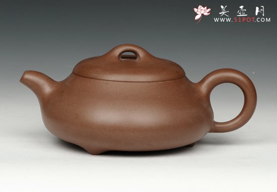 紫砂壶图片：汉堂石瓢 - 美壶网