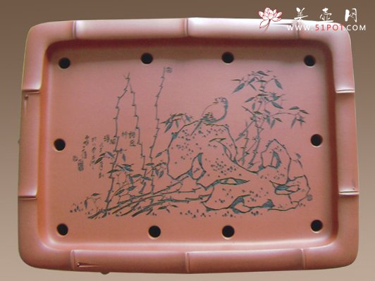 紫砂壶图片：《涵竹》茶海 厉上... - 美壶网