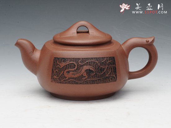 紫砂壶图片：润四方 - 美壶网