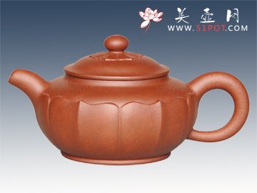 紫砂壶图片：菏池花蕾 - 美壶网