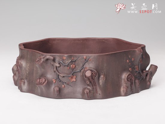 紫砂壶图片：梅桩水洗 - 美壶网