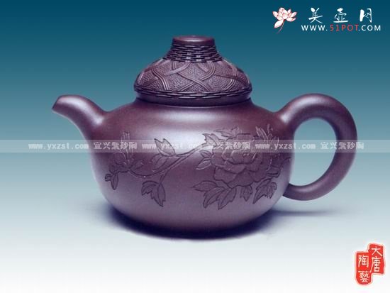紫砂壶图片：宝顶壶 - 美壶网