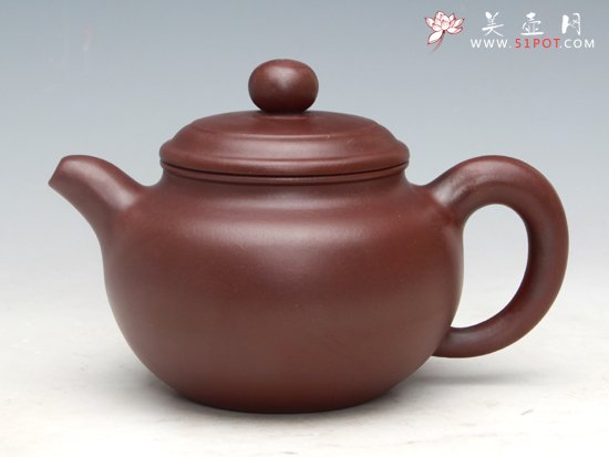 紫砂壶图片：汉韵（紫泥）400ML - 美壶网