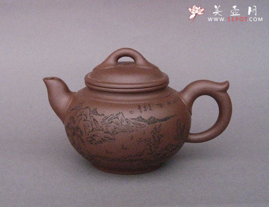 紫砂壶图片：心心相印壶 - 美壶网