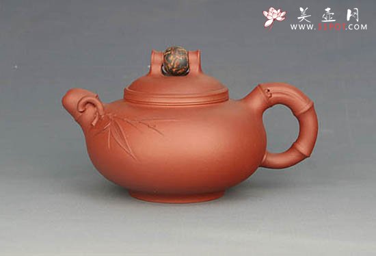 紫砂壶图片：竹韵 - 美壶网