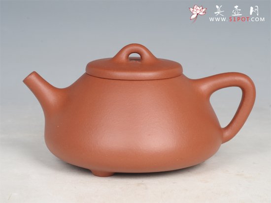 紫砂壶图片：小红泥石瓢 - 美壶网
