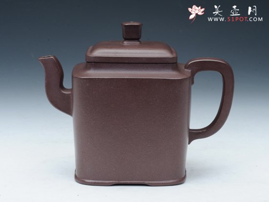 紫砂壶图片：四方玉琮 - 美壶网