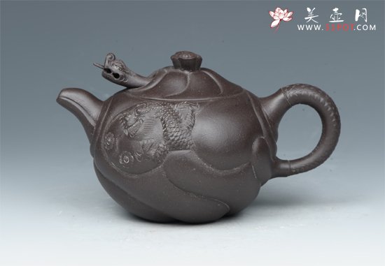 紫砂壶图片：鱼化龙 - 美壶网