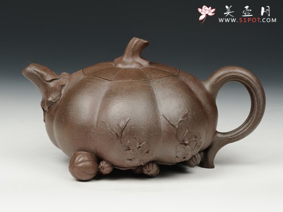 紫砂壶图片：遍地金瓜 - 美壶网