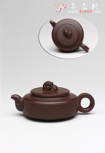 紫砂壶图片：玉璧壶 - 美壶网