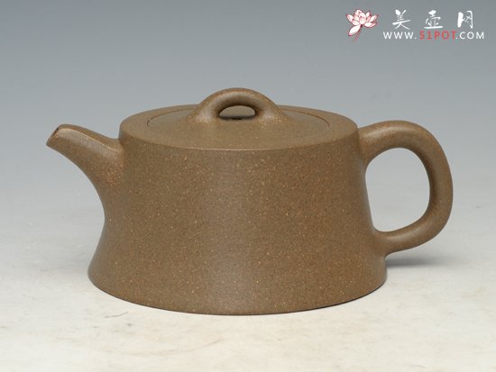 紫砂壶图片：高深井栏（段泥） - 美壶网