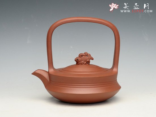 紫砂壶图片：年年有余   容量：450cc - 美壶网
