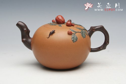 紫砂壶图片：段泥枣子 - 美壶网