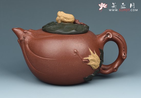 紫砂壶图片：佛手壶 - 美壶网