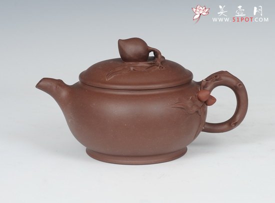 紫砂壶图片：寿桃 - 美壶网