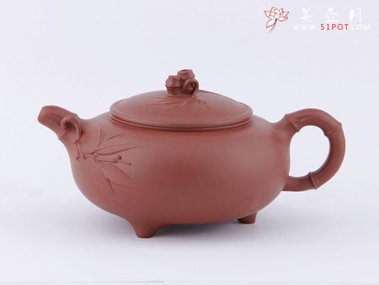紫砂壶图片：竹韵 - 美壶网
