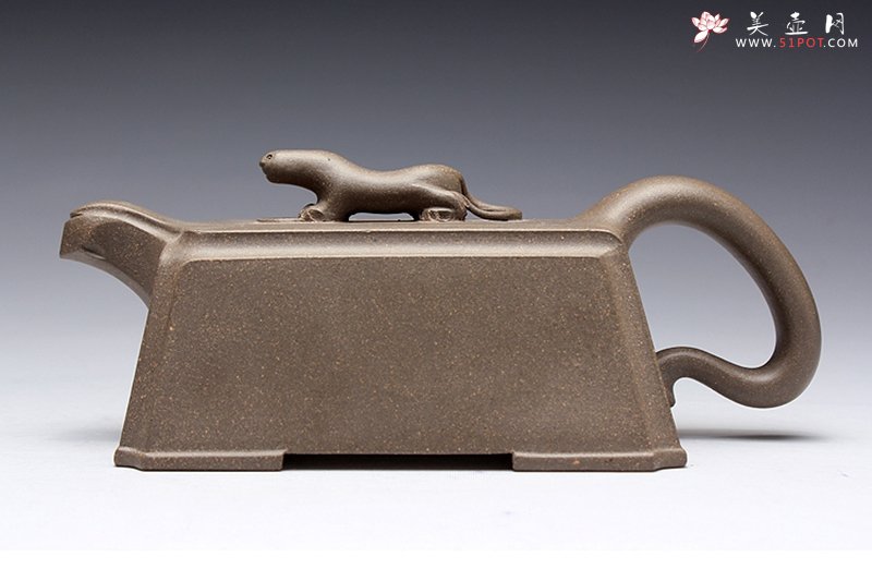 紫砂壶图片：金钱豹方 - 美壶网